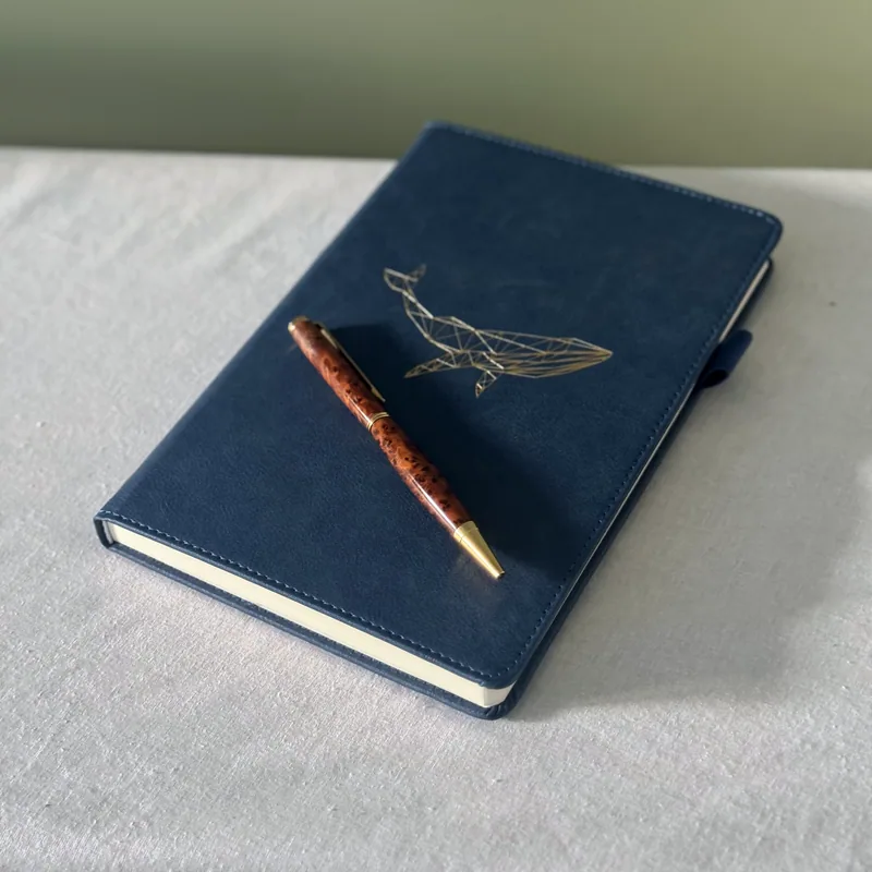 Ballpoint Pen on a notebook