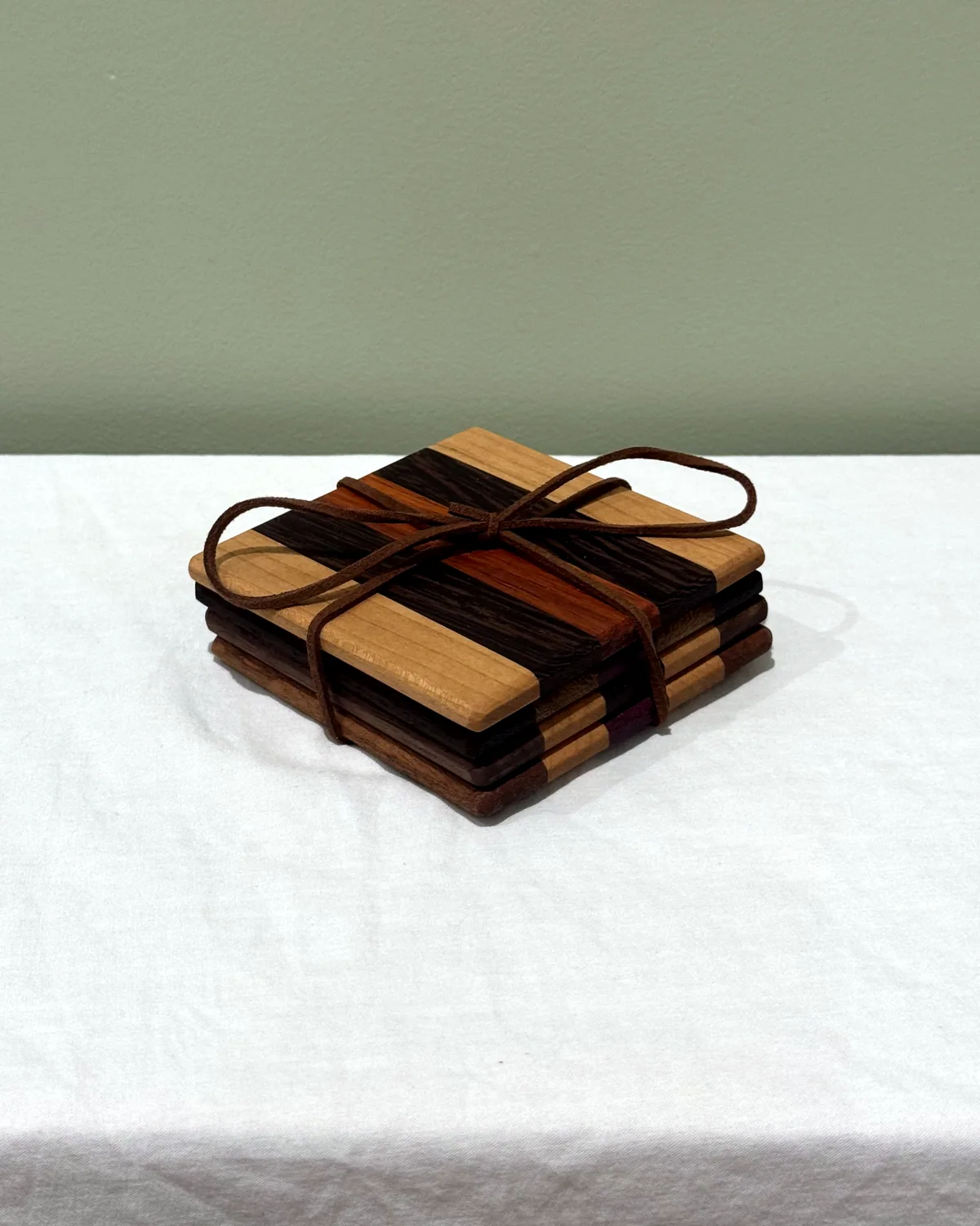 Exotic Coasters, the set tied up