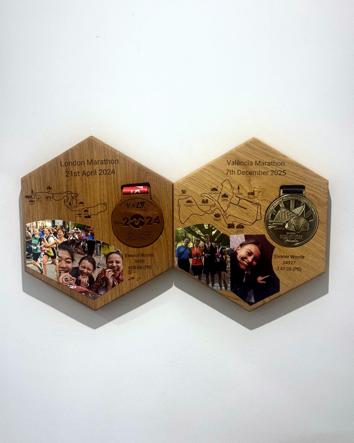 Race Medal Display, main view