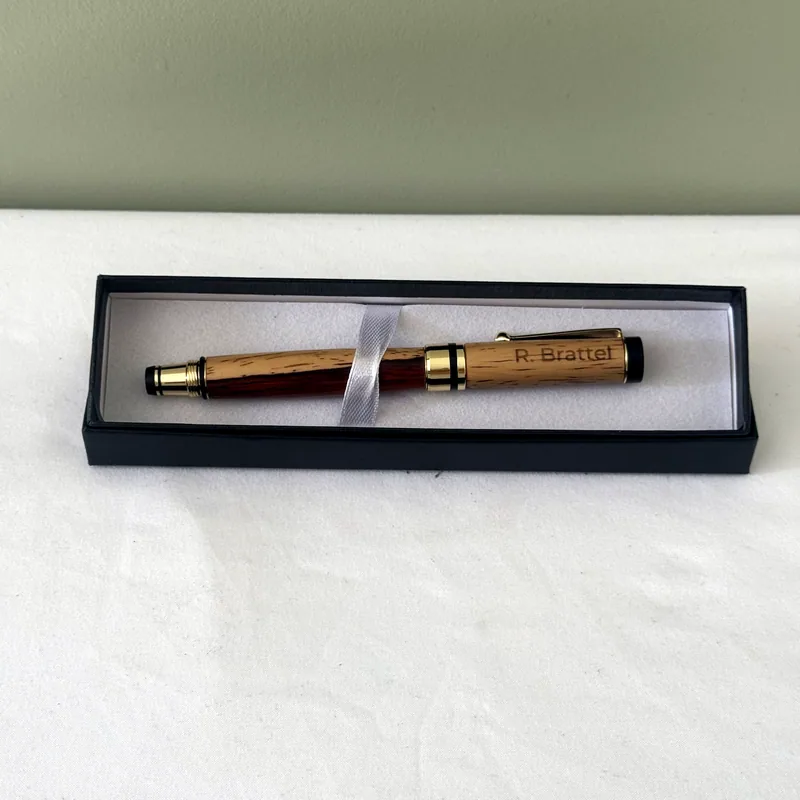 Rollerball Pen, engraved view