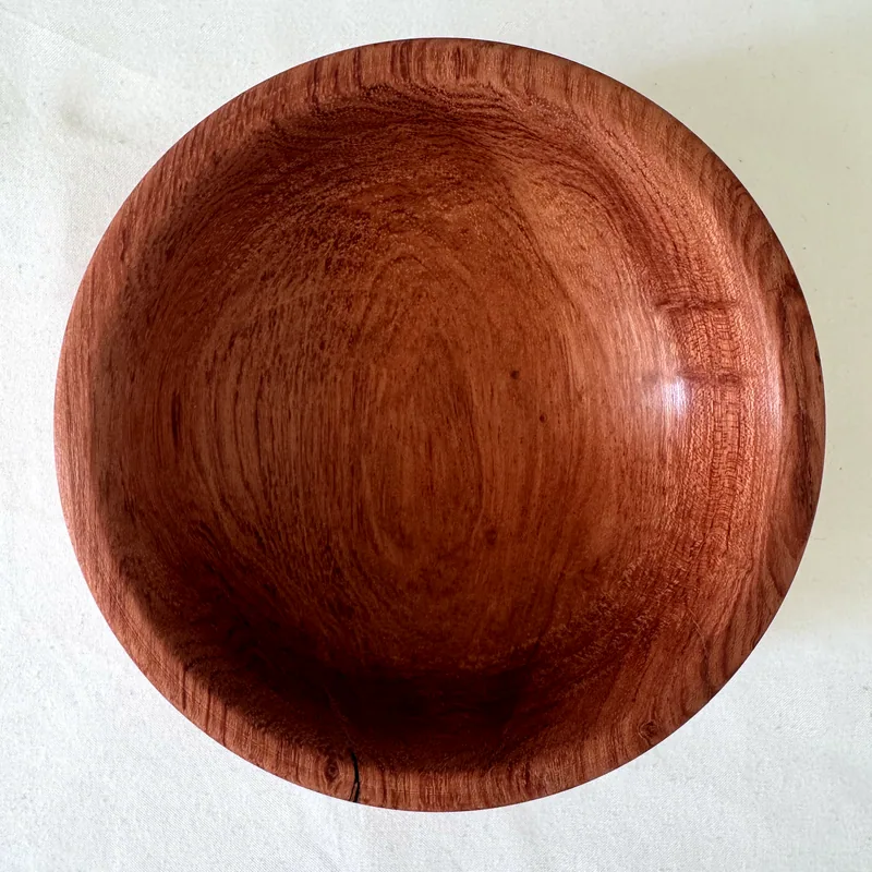Sapele Bowl, top view