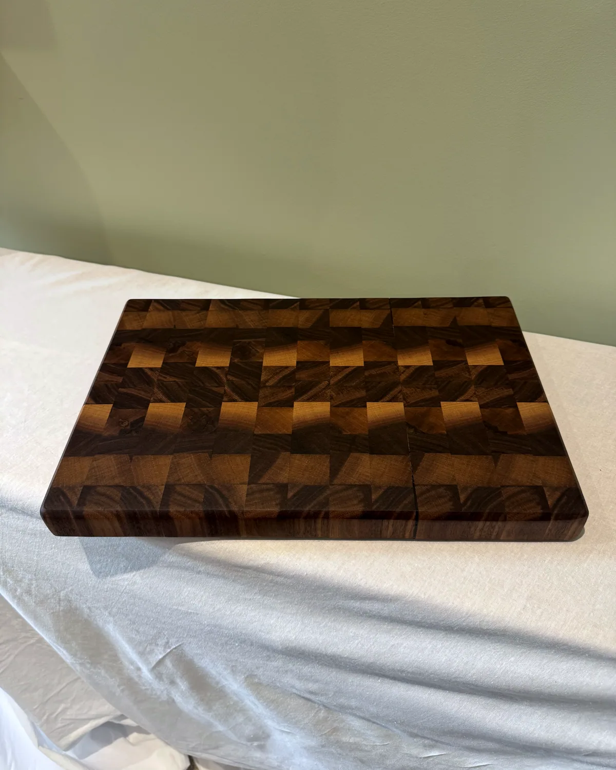 Walnut End Grain Chopping Board, 378mm, main view